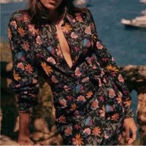 Sezane Jamy Dress in Boutique Noir FR 42/US 10